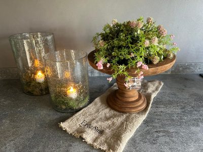 Countryfield Voorjaars Boltoef tafelstuk Roze