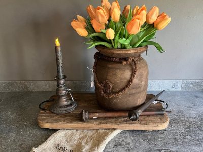 Kunst Tulpen Licht Oranje
