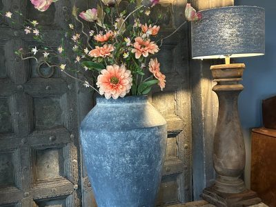 Landelijk Kunst Boeket in Oranje Tinten