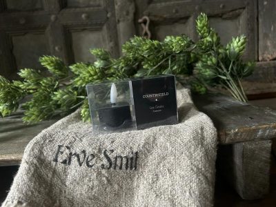 Led Waxinelichtje Zwart Set Van 2 Countryfield