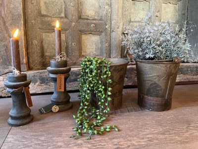 Metalen Emmertje roest kleur