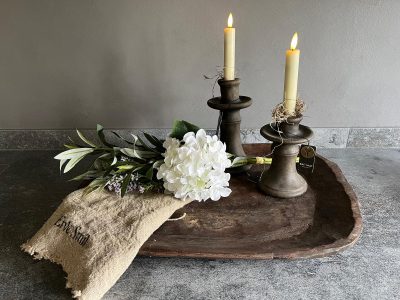 Oude Houten Dienblad Schaal