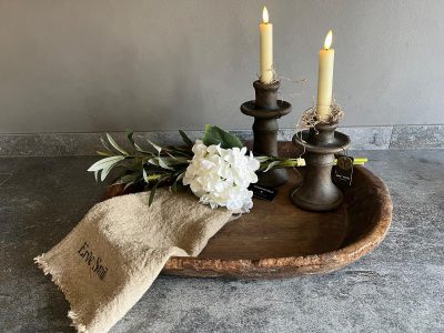 Oude Houten Dienblad Schaal