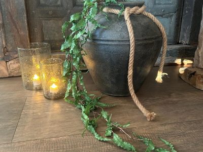 Sylxz Hanging Eucalyptus Carved Green 136 cm