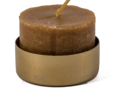 Waxinehouder met magneet goud