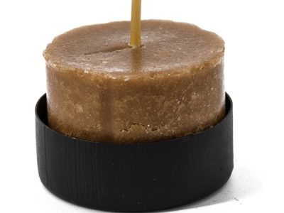 Waxinehouder met magneet zwart