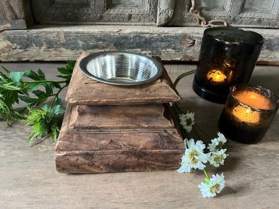 Voerbak – Waterbak Oud-Indische-Poer