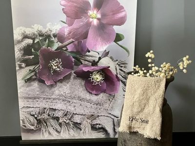 Tuinposter sierlatten Bloemen 60×80cm